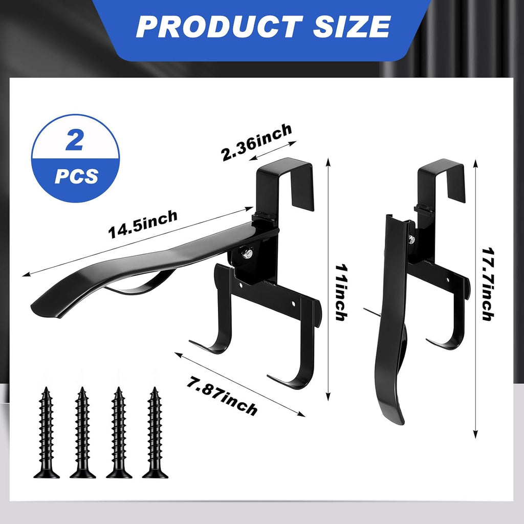 2 Pcs Folding Portable Saddle Rack, Hangs on StallWalls or Doors, Removable Horse Saddle Rack Stand