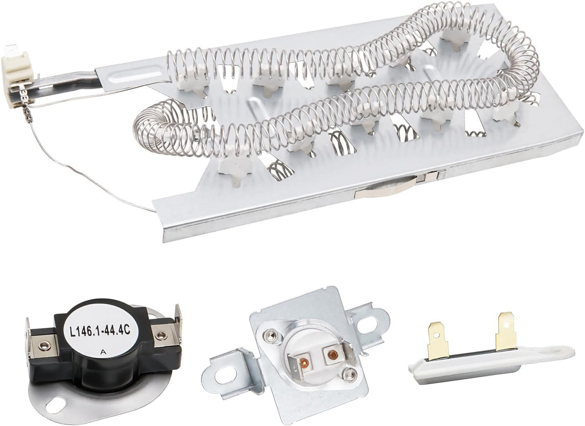 MED6230HW3 MED6230HW1 MED6230HW0 Dryer Heating Element Kit for Whirlpool