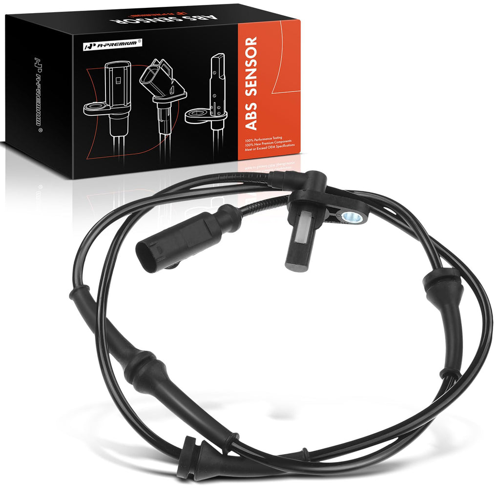 A-Premium Front ABS Wheel Speed Sensor Compatible with Land Rover