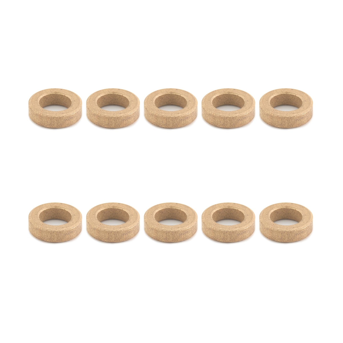 XIKE 6x10x3mm Sintered Bronze Sleeve Bearing Bushing (10 Pack)