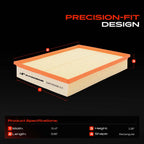A-Premium 2-PC Engine Air Filter Compatible with Dodge & Mercedes-Benz