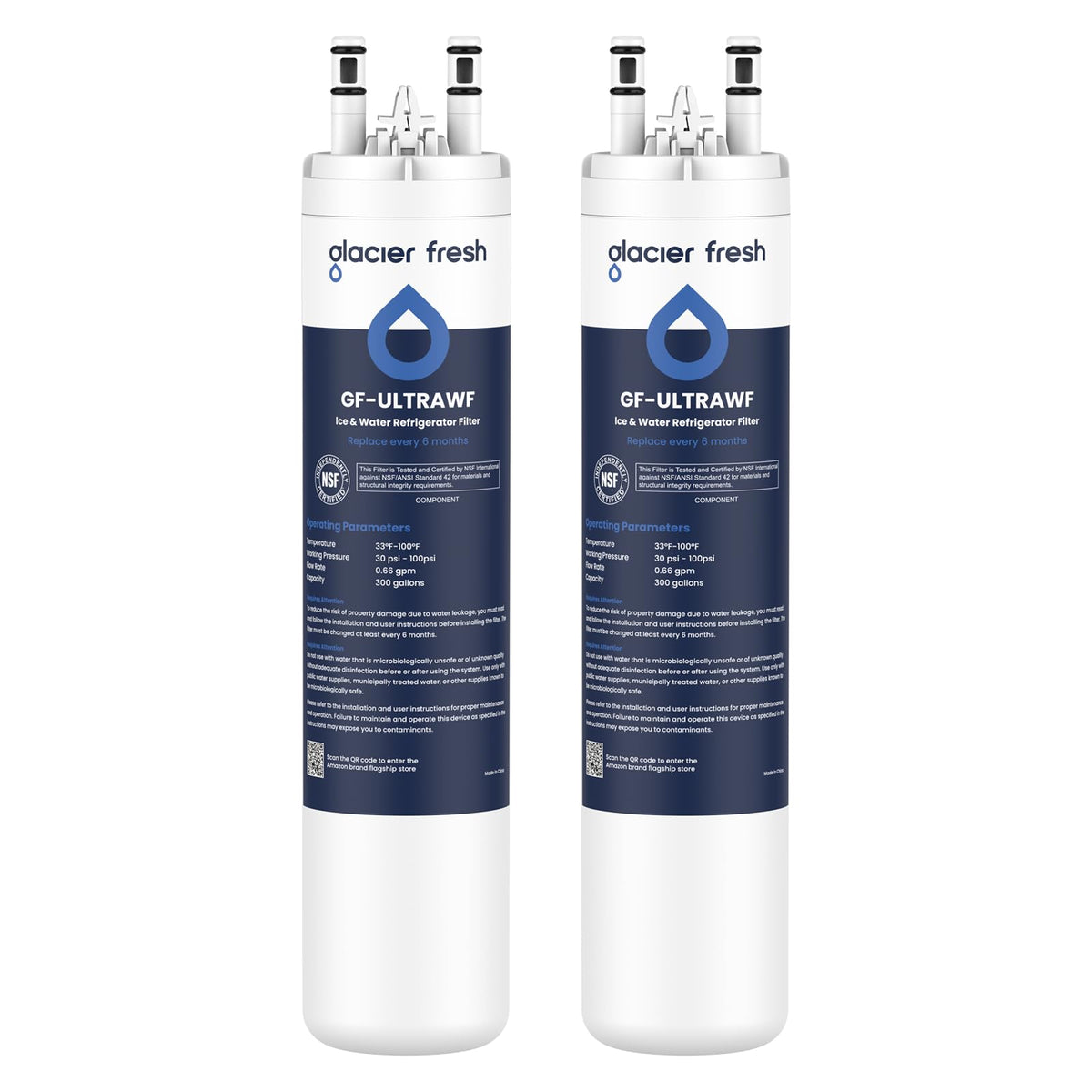 ULTRAWF Frigidaire Refrigerator Water Filter, 2 Pack