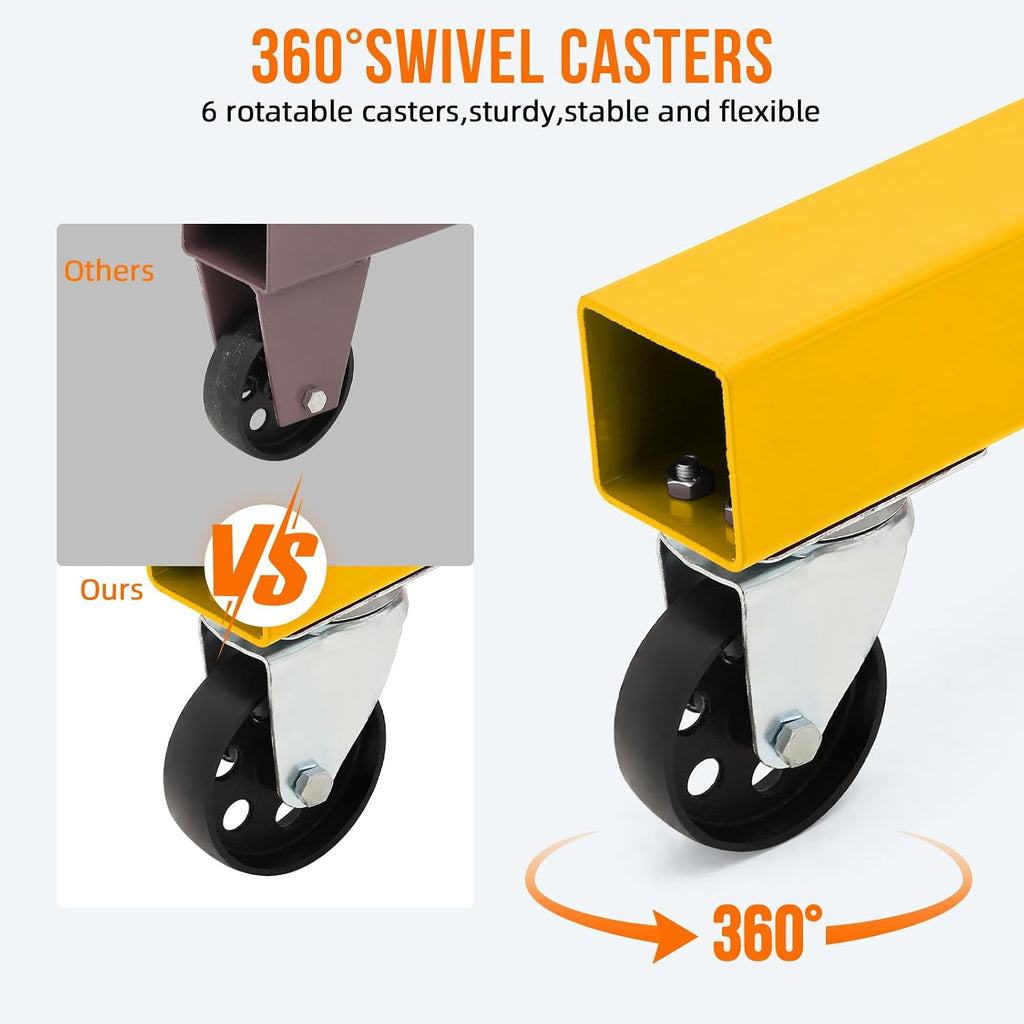 2 Ton Engine Hoist with Lever, Hydraulic Cherry Picker Engine Crane