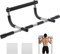 Pull Up Bar for Doorway | Thickened Steel Max Limit 440 lbs Upper Body Fitness Workout Bar| Multi-Grip Strength for