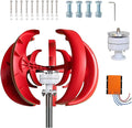 Vertical Axis Wind Generator,12V 5 Blade Permanent Magnet Generator | Electromagnetic Brake provides Safety