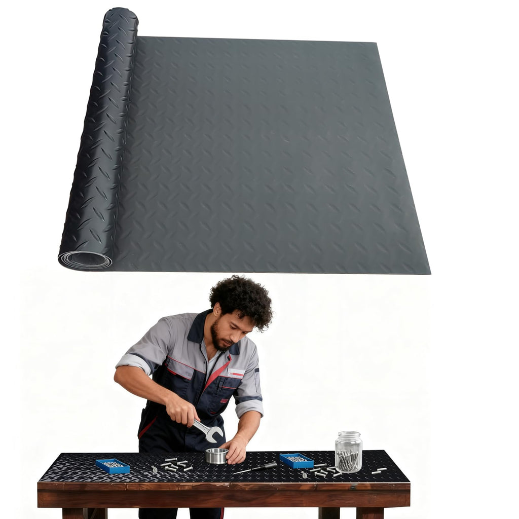 Work Bench Mat Scratch-Resistant Mats with Non-Slip Backing Stain Resistant Surface Table Mat for Protects Workbench