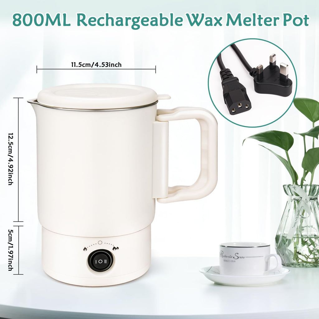 Wax Melter Kit for Candle Making, Large Candle Melting Pot, DIY Candle Making Supplies for Woman, Included Candle