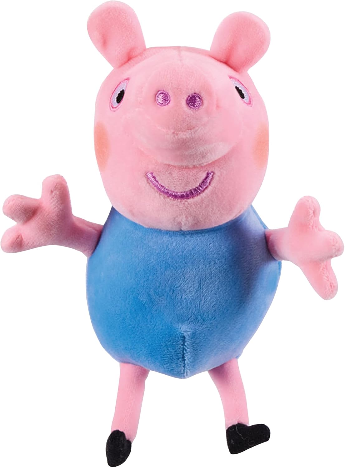Plush 3 Piece Set - Peppa, George & Baby Evie - Super Soft Classic Plush Toy 18 Months +