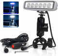 Clamp On LED Boat Spreader Light, 6 Inch 18W Dual Color