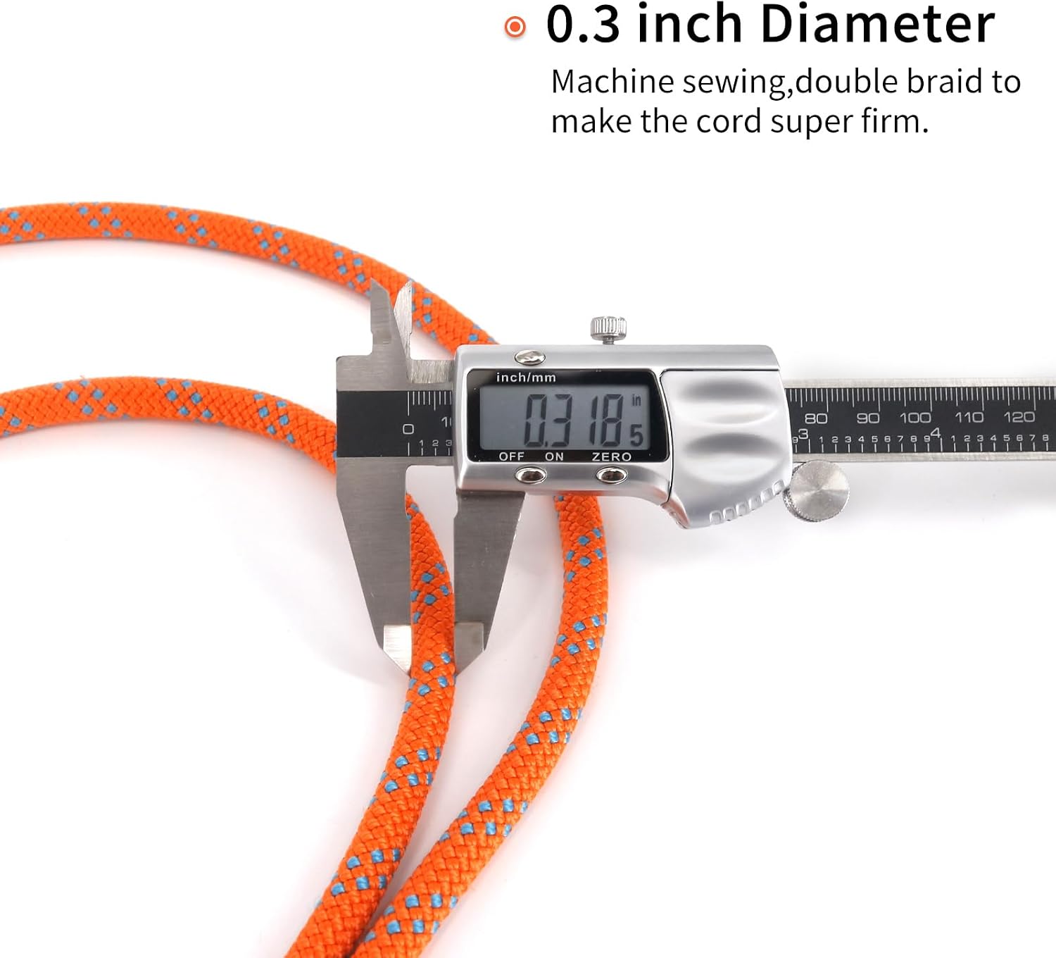 8mm (5/16") Prusik Cord Pre-Sewn, 16KN Nylon Prusik Loop,Multipurpose Rope for Outdoor Climbing Arborist