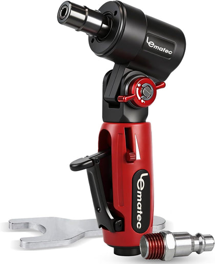 Pneumatic Die Grinder, Adjustable 90 Degree Air Angle Tool | 20000 RPM, swivel head, 1/4 collet, metal grinding