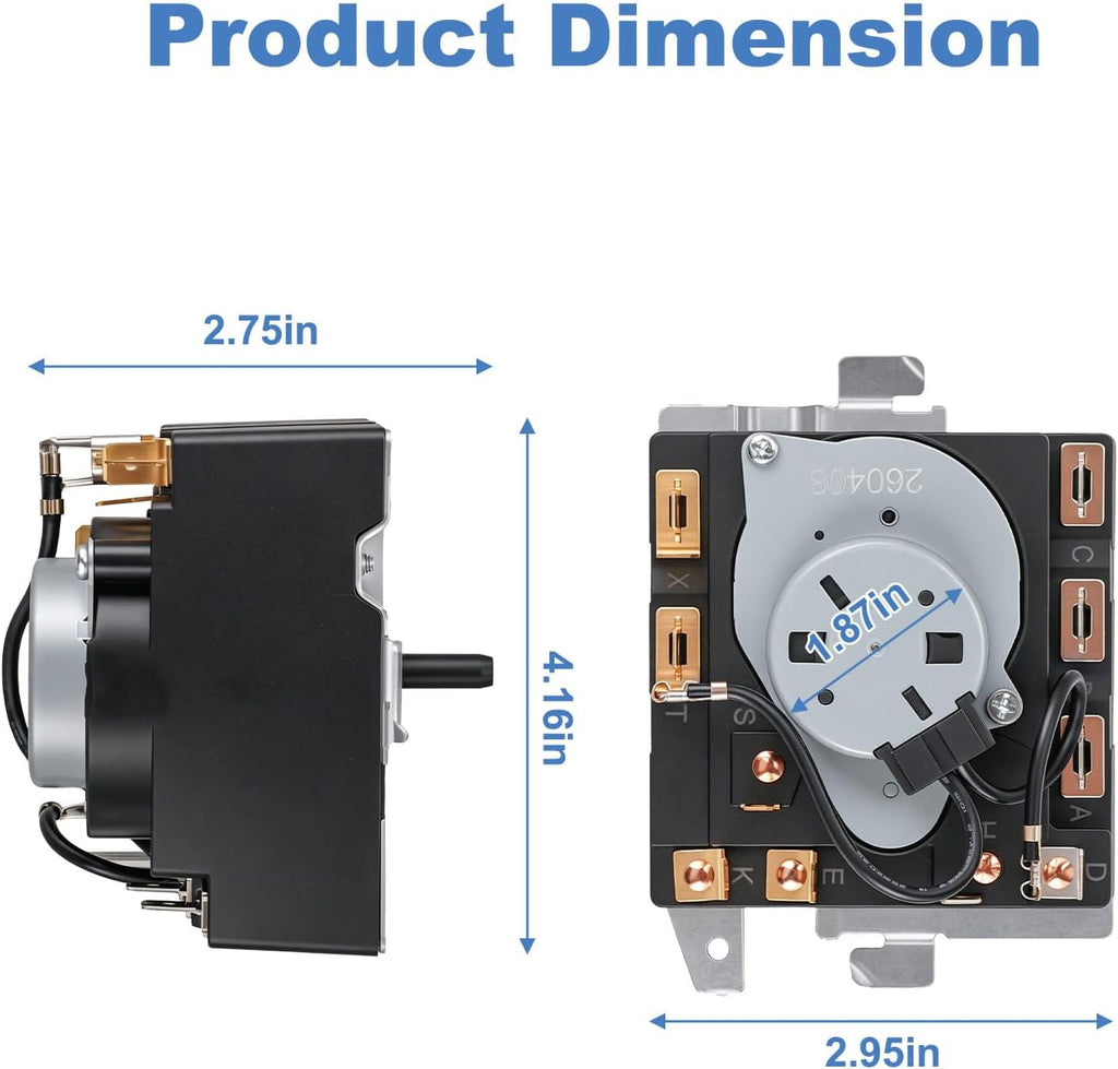 Upgraded WE04X24551 234D2377P001 Dryer Timer Control, Compatible with GE