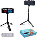 Battery Powered Scoreboard Clock Timer with Buttons, Portable Digital Scoreboard with Remote, Electronic Scoreboard