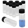 30ml Small Liquid Sample Vial, 12 Pcs Clear Glass Vials