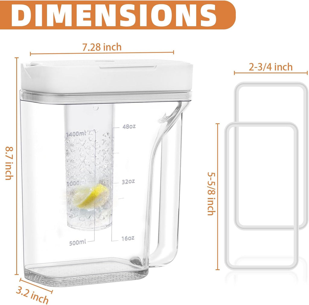 DA97-20587B Refrigerator Water Pitcher for Samsung RF28T5021SR RF28T5021SG