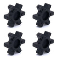 Flexible L100 NBR Rubber Spider Insert Solid Spider Center Inserts Fits for Lovejoy Martin L-Jaw Coupling (4 Pack)
