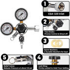 Single Tap Kegerator Tower Kit, Stainless Steel Beer Conversion Kit