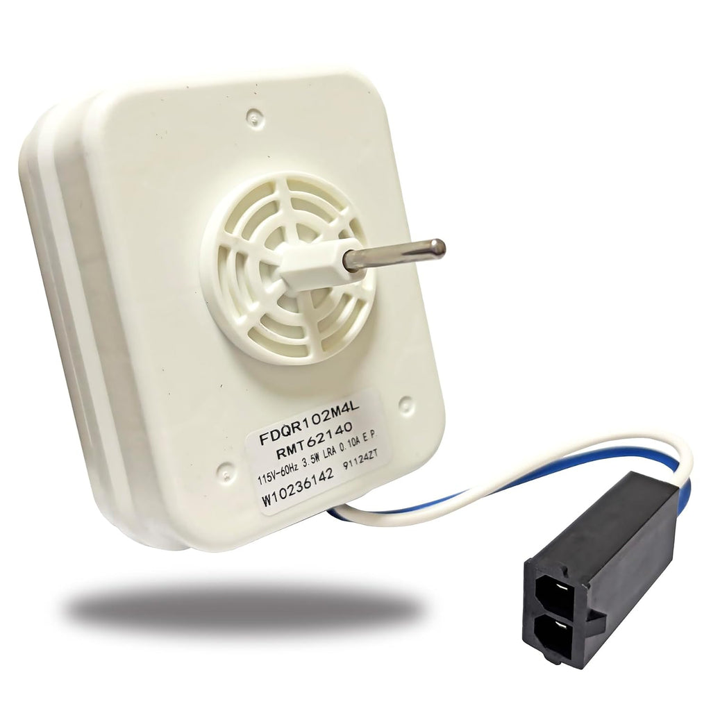 W10236142 WPW10236142Refrigerator Condenser Fan Motor Replacement for Whirlpool Amana Kenmore KitchenAid Fridge AP6017496 1551816 PS11750794 AH2372370 EA2372370 PS2372370 Evaporator Fan Motor