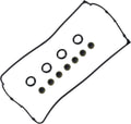 X AUTOHAUX 1 Set 12341-PR4-A00 Engine Valve Cover Gasket for Honda CR-V L4 2.0L 1997-2001 for Acura Integra L4 1.8L 1990-2001