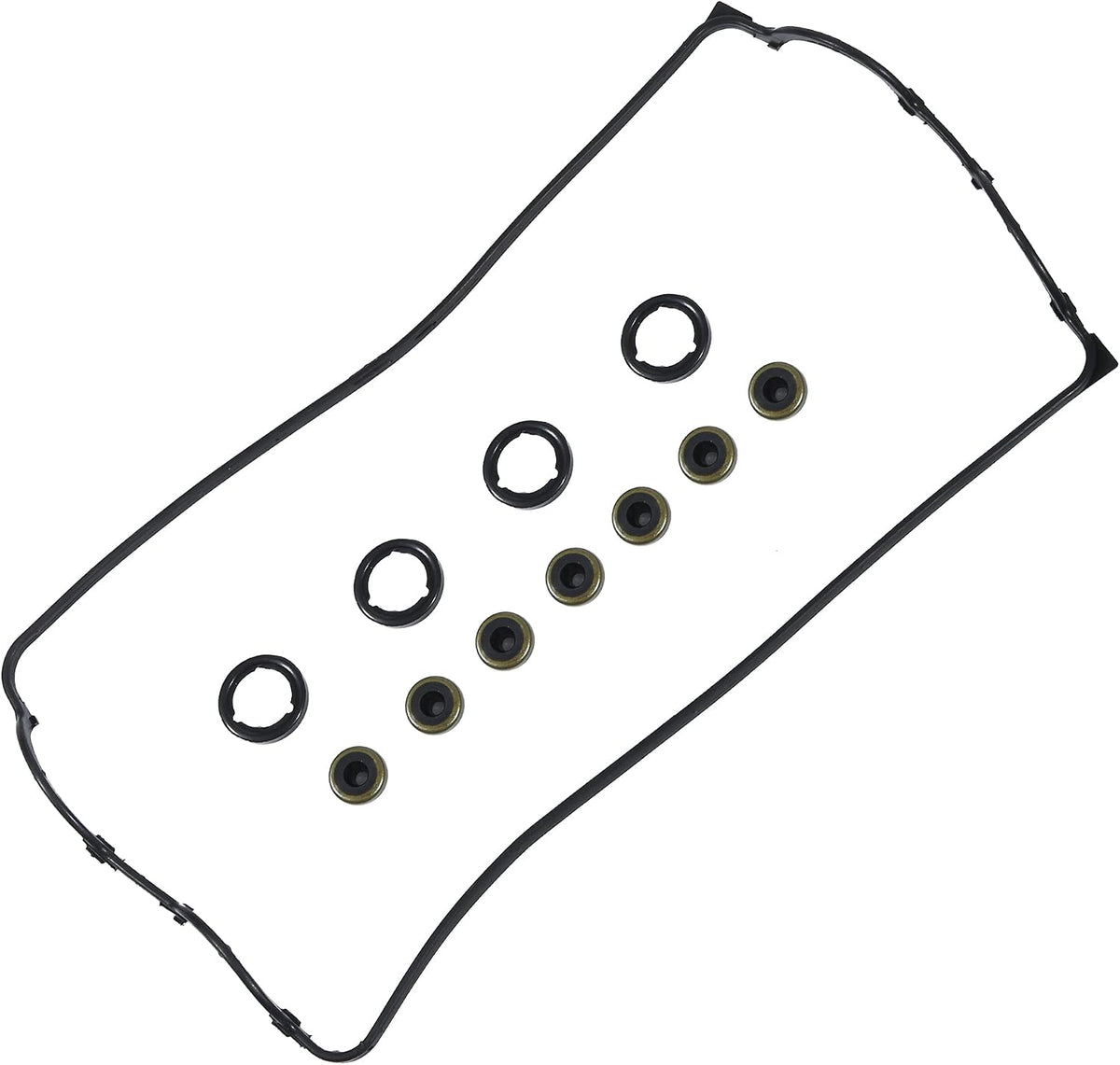 X AUTOHAUX 1 Set 12341-PR4-A00 Engine Valve Cover Gasket for Honda CR-V L4 2.0L 1997-2001 for Acura Integra L4 1.8L 1990-2001