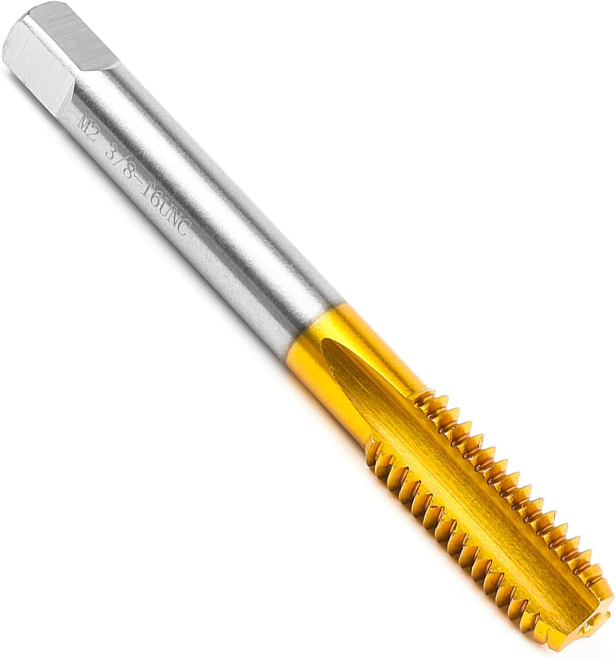 1Pc 3/8"-16 UNC Thread Tap for Metal,M2 HSS Bottom Threading Hand Tap