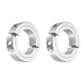 uxcell 2pcs Double Split Clamp-On Shaft Collar 1-1/4" Shaft, Aluminum Alloy