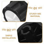 Black Replacement Control Knob for Gas Range 6mm D Shaft