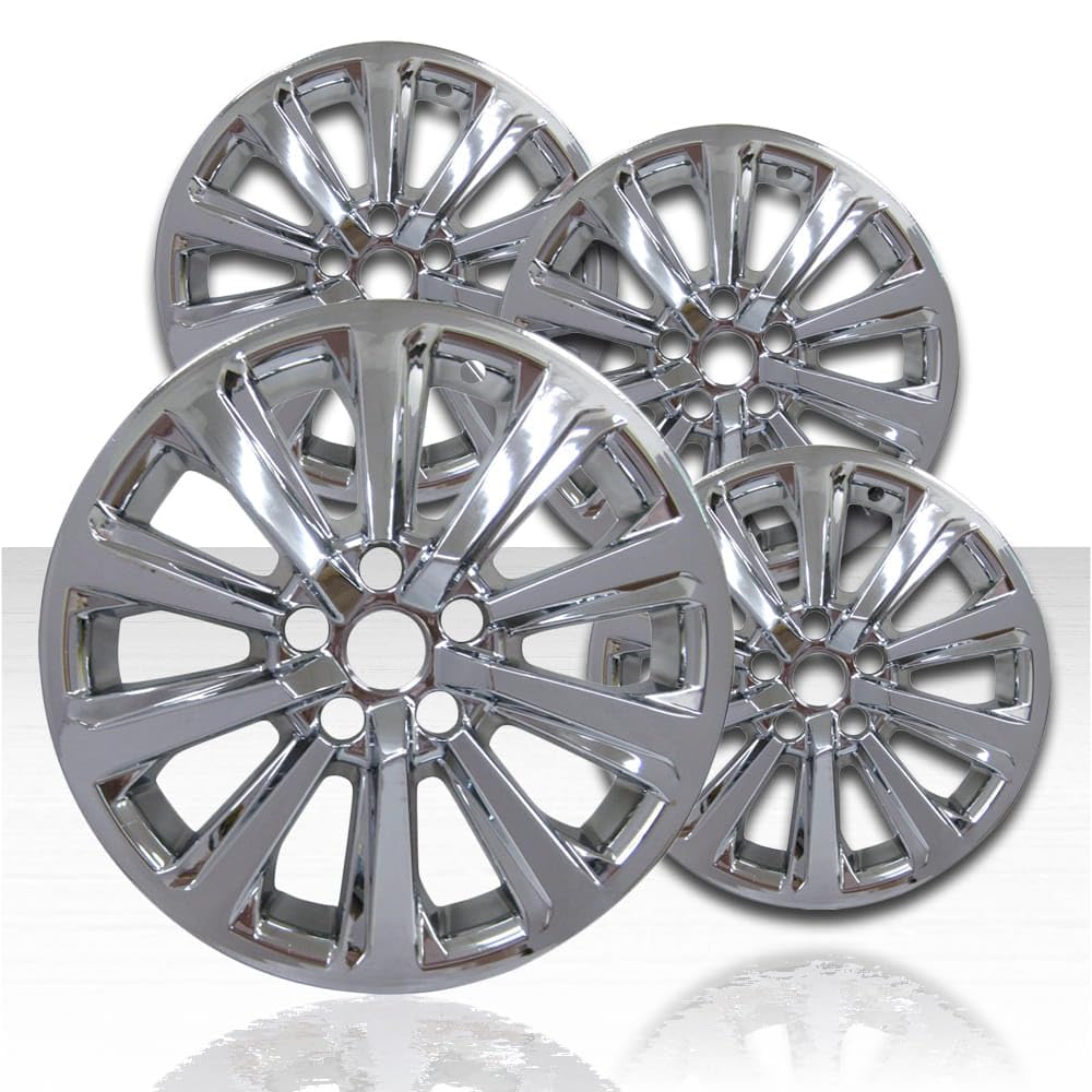 18" 10 Spoke Chrome Wheel Skins for Toyota Grand Highlander 24-25 Set of 4