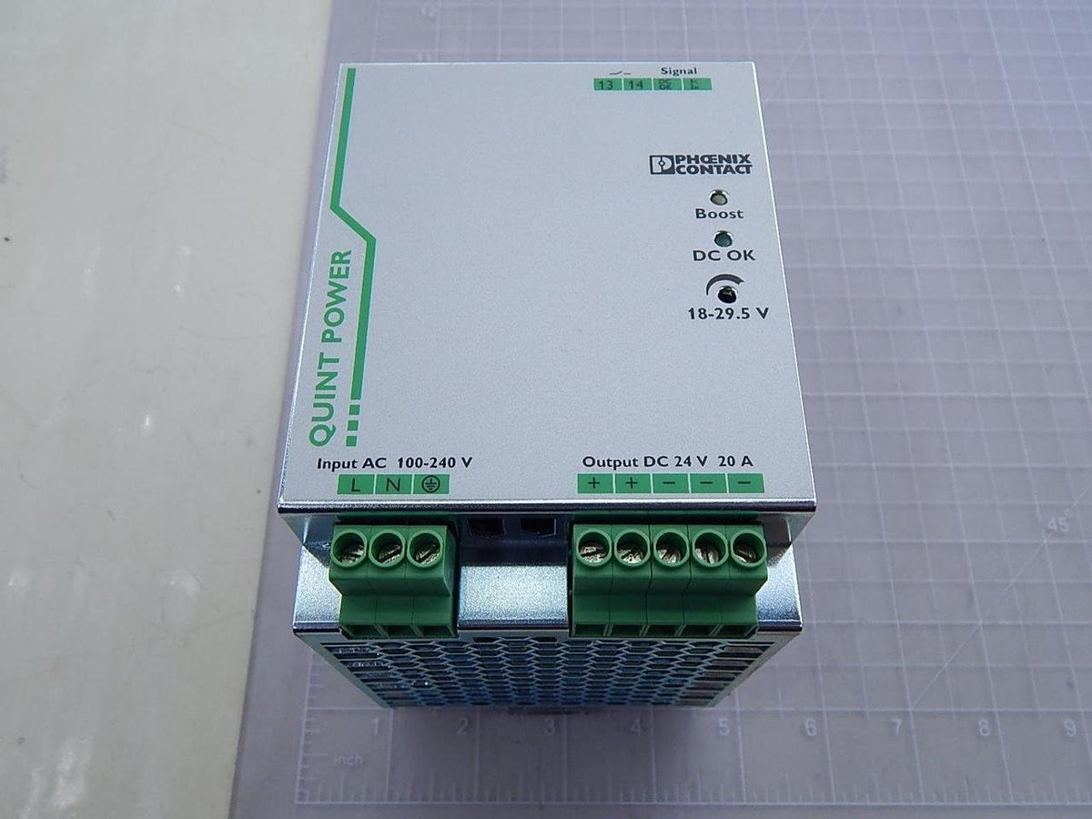 Phoenix Contact QUINT-PS/1AC/24DC/20, 2866776 Power Supply T72712