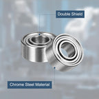 uxcell 10Pack 683ZZ Deep Groove Ball Bearings 3x7x3mm Chrome Steel ABEC5