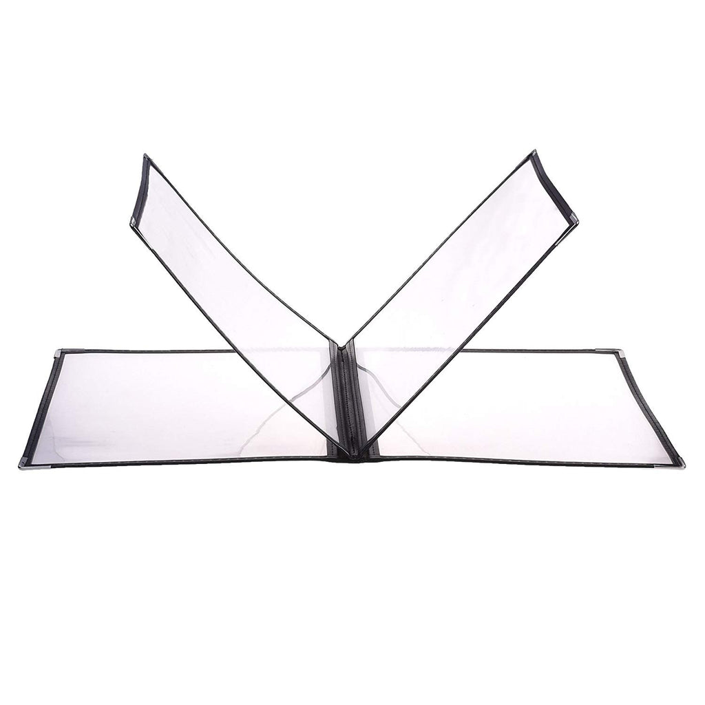 Restaurant Menu Covers Book for Bar Cafe Kitchen - Restaurant Menu Holder Menu Folder Fits A4 Size Paper, 4 Pages 8