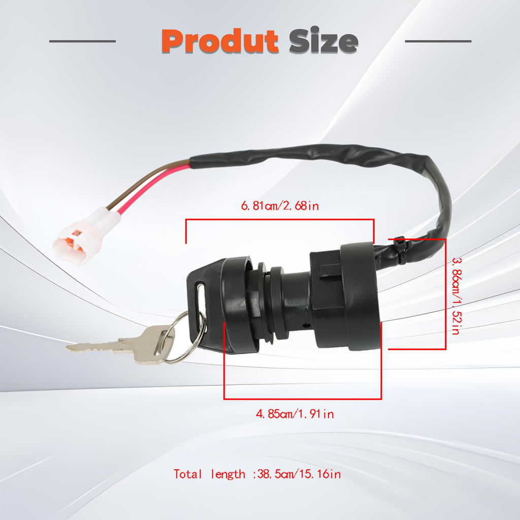 labwork Ignition Key Switch Replacement for Yamaha Raptor250 660R 350 700