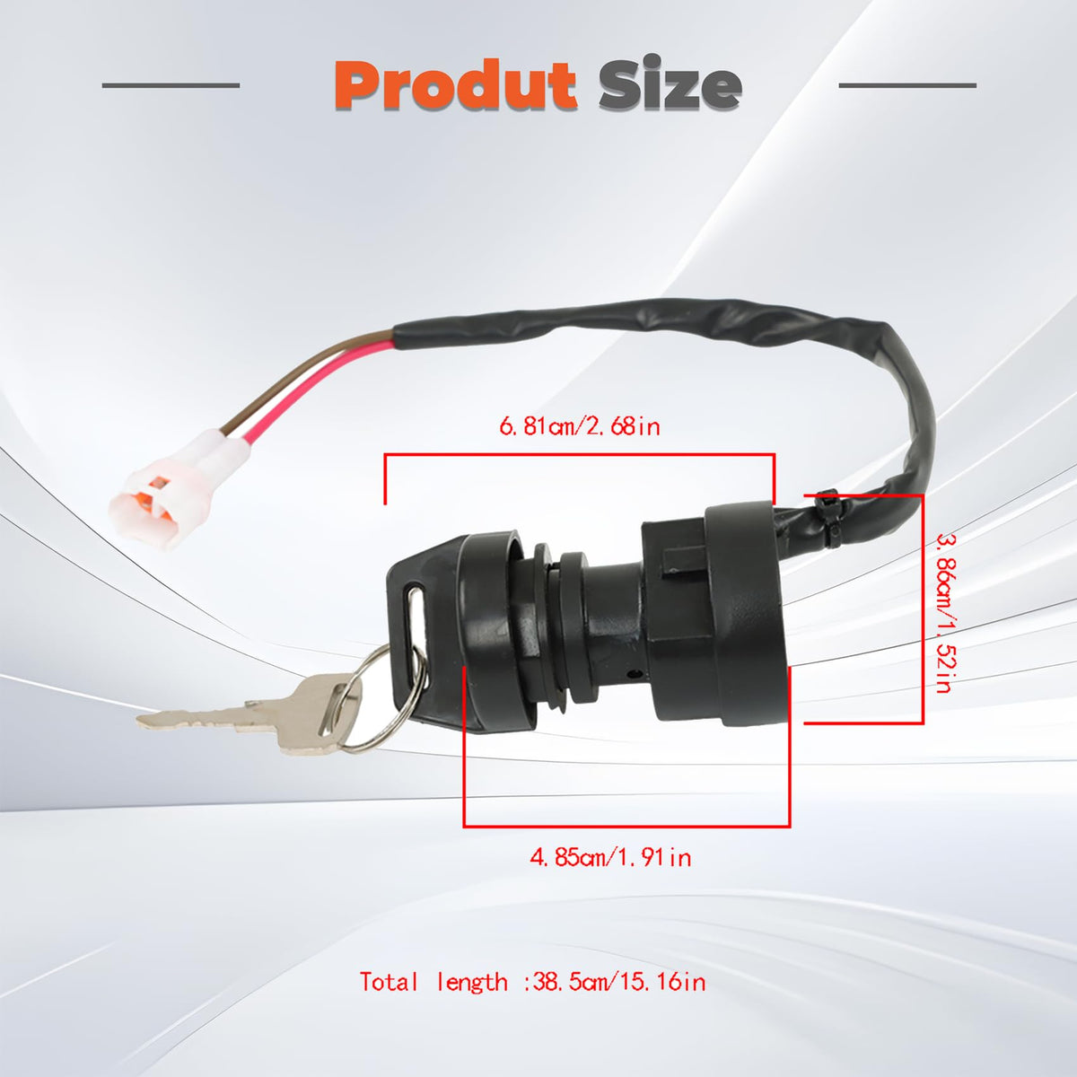 labwork Ignition Key Switch Replacement for Yamaha Raptor250 660R 350 700