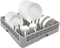 Peg Plate Rack for Commercial Dishwasher | Full Size Tray Rack | Polypropylene (Gray)