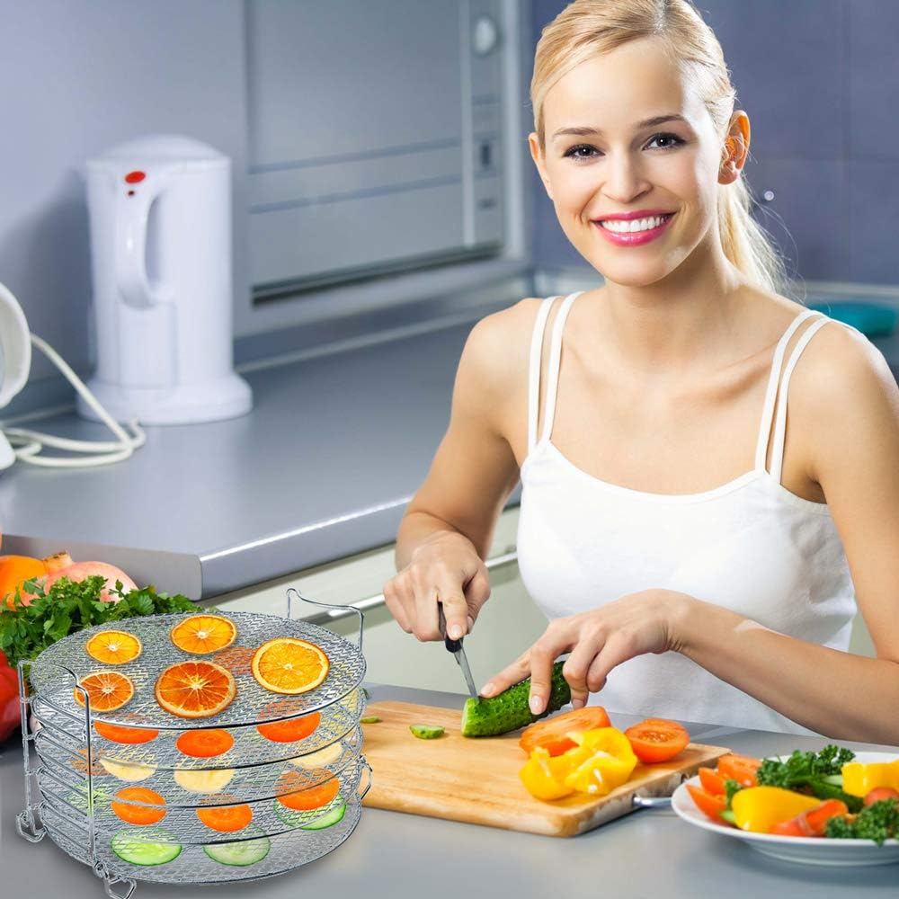 Dehydrator Rack For Ninja Foodi Accesories, Pressure Cooker and Air Fryer 6.5 Quart & 8 Quart - Stainless Steel