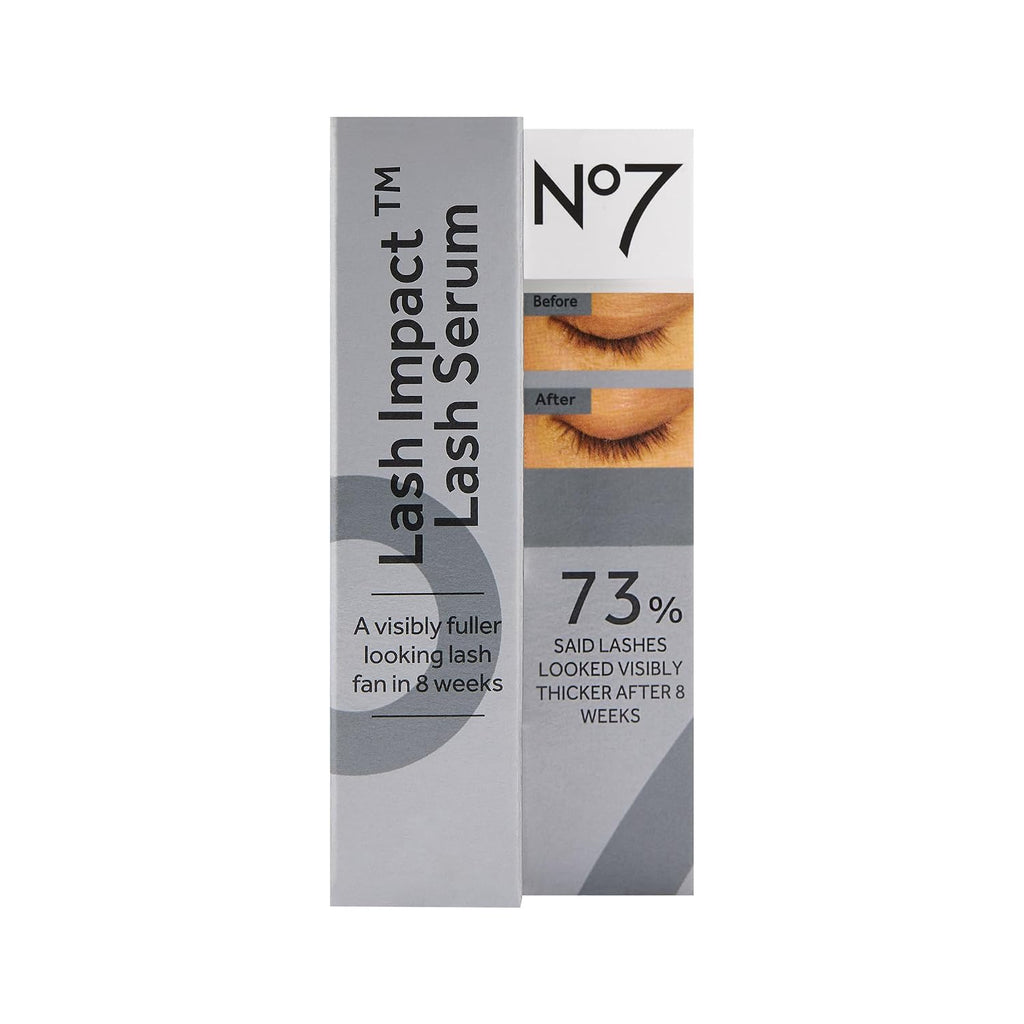 Lash Impact Lash Serum - Brow & Eyelash Serum for Visibly Fuller, Thicker, Darker Looking Lashes in 8 Weeks (6.1ml)