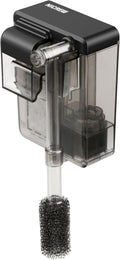 Slim Aquarium Filter, Quiet Fish Tank HOB Filters for up to 5 Gallon Aquariums, Adjustable Flow, 42 GPH, 3W