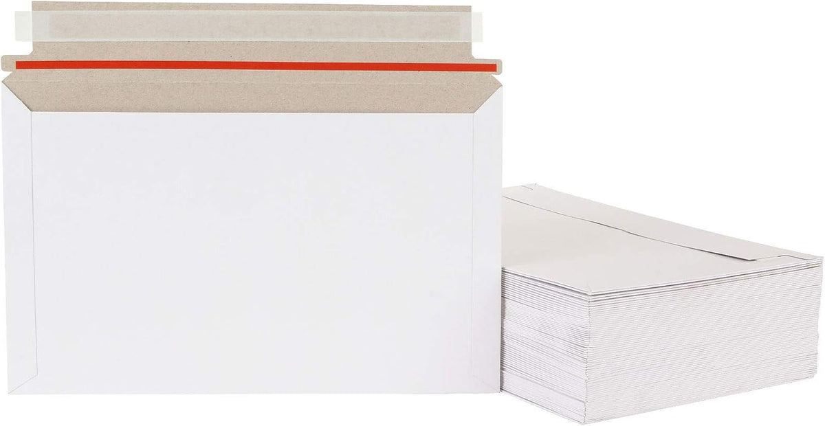 100 Pack Rigid Mailers 6 x 10 Inch