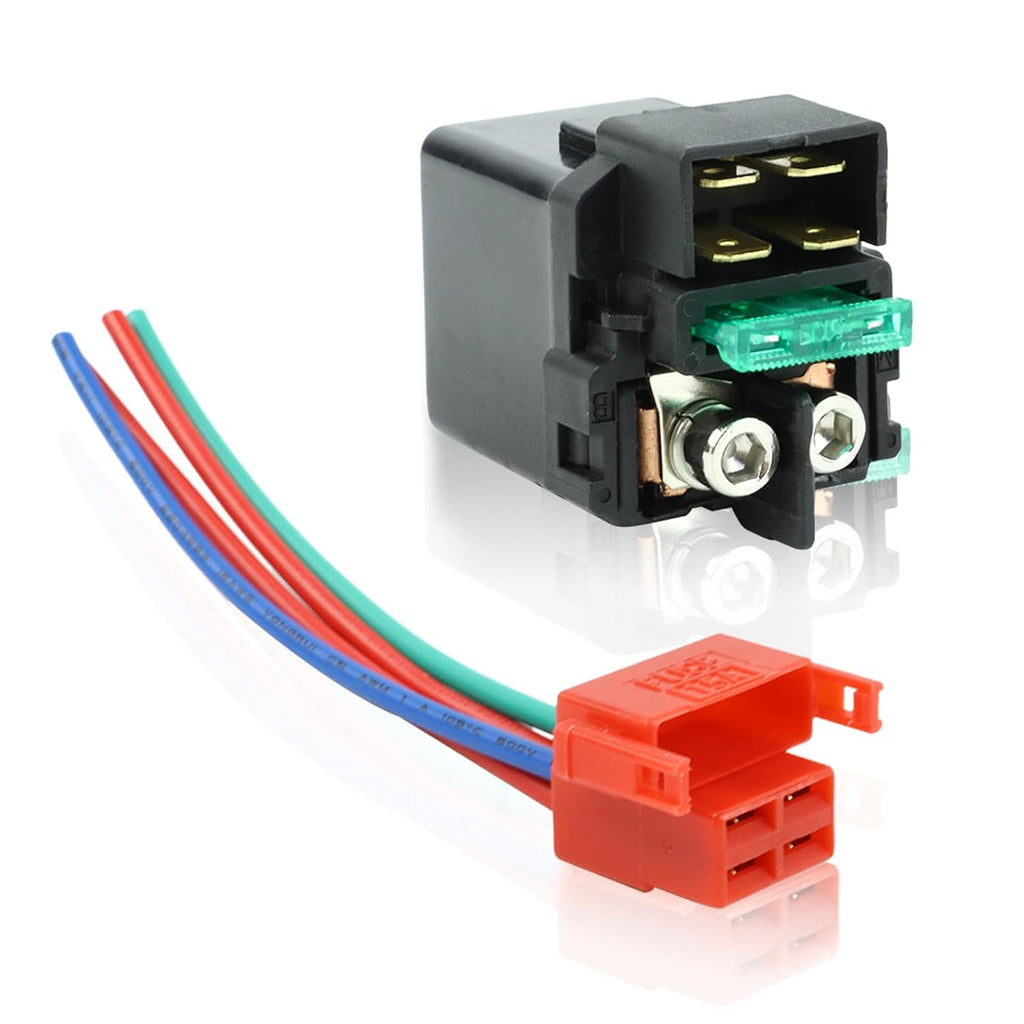 FLYPIG Starter Solenoid Relay & Plug for Honda CBR600RR CBR1000RR CBR929RR