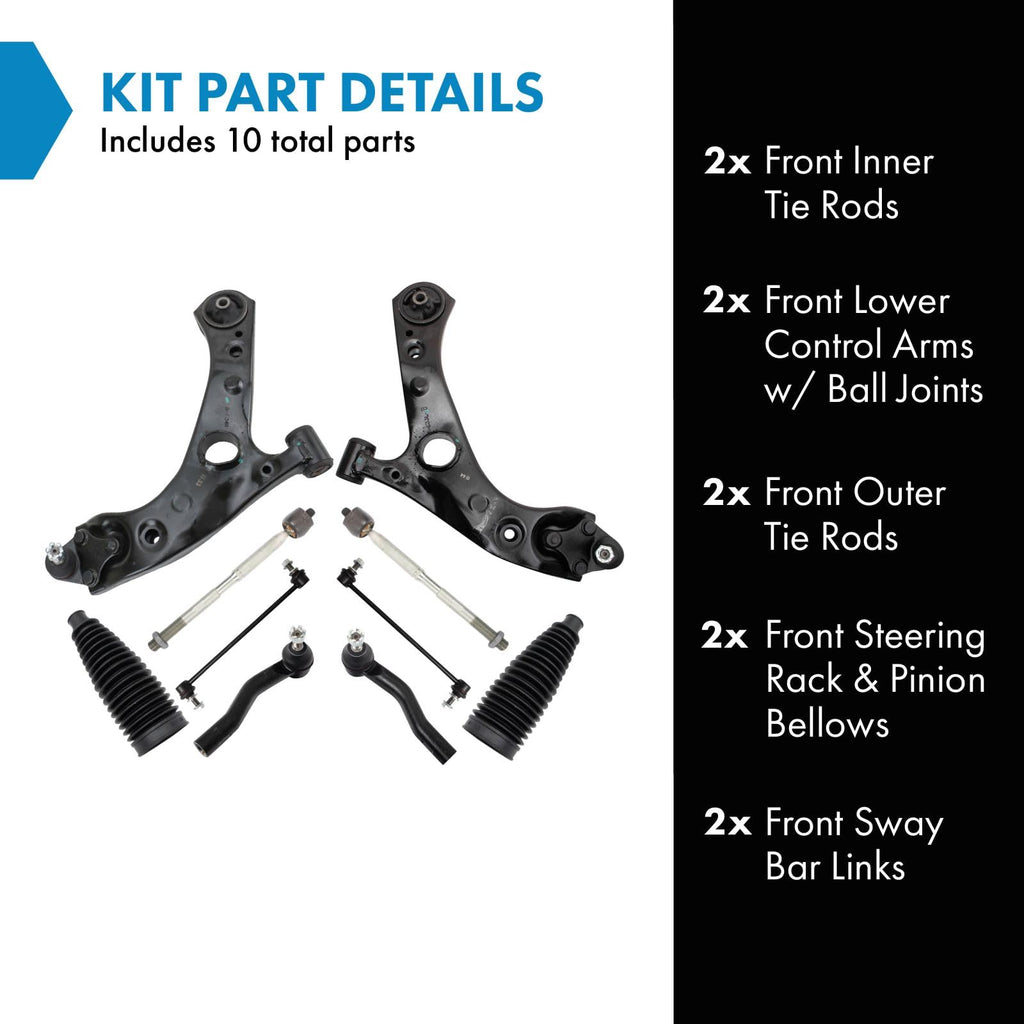 TRQ Front Steering & Suspension Kit
