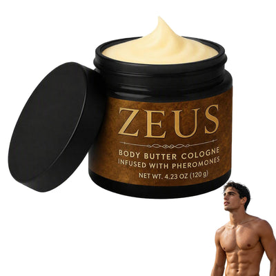 Zeus Body Butter Cologne for Men, 2-in-1 Moisturizing Cologne Body Butter with Cozy Fragrance, Richly Scented Body