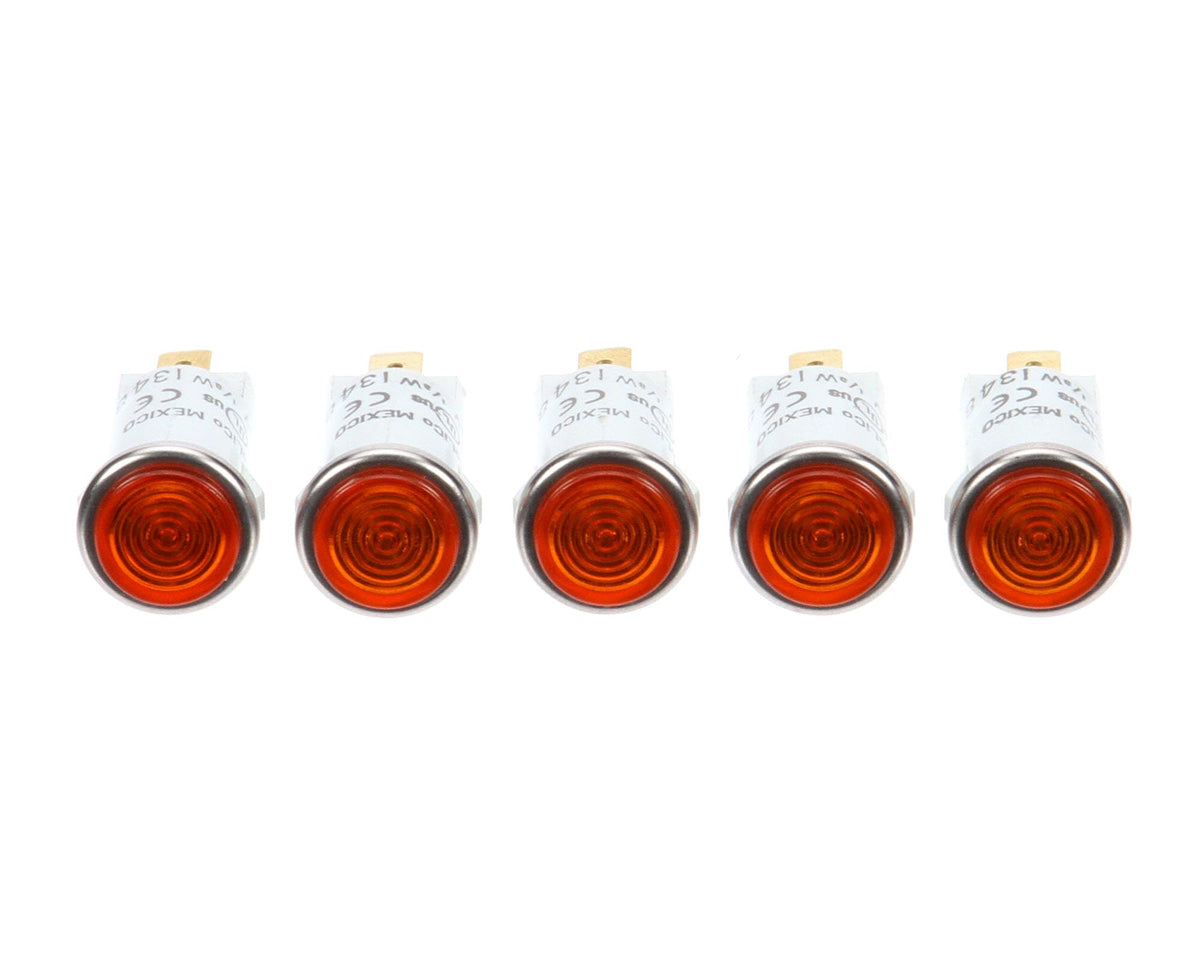 Prince Castle 71-135-1S, Packege of 5 Amber Pilot Light 120 Volts