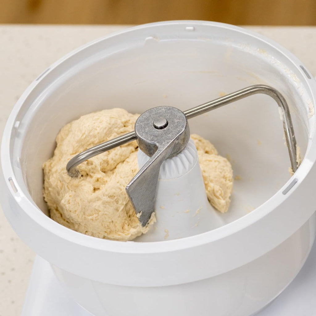 Bosch Universal Plus Stand Mixer 500 Watt, 6.5 Quarts with Wire Whips, Dough Hook & NutriMill Dough Hook Extender Bundle