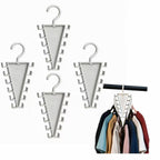V-Shape 12-Hook Rotating Hanger, 360° Space Saving Closet Organizer