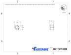 Fastenere Nylon Insert Hex Lock Nuts -1/2"-20 Grade 2 Zinc, Clear Finish, Corrosion-Resistant, Durable Hardware Nuts for Secure Fastening, Locking Nut, (25-Pack)