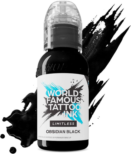 Limitless - Obsidian Outlining Tattoo Ink - Professional Tattoo Ink & Tattoo Supplies - Skin-Safe Permanent Tattooing