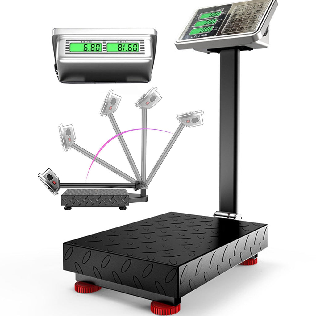 660lb Industrial Platform Scale, Digital Scale, 135° Rotate