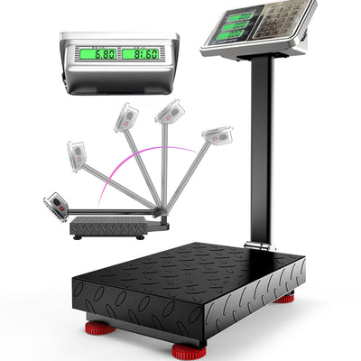 660lb Industrial Platform Scale, Digital Scale, 135° Rotate