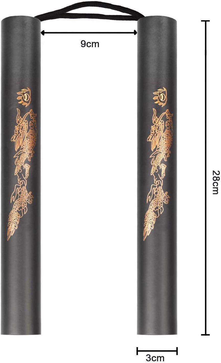 Nunchucks Nunchakus-Foam Safe Rubber Nunchakus