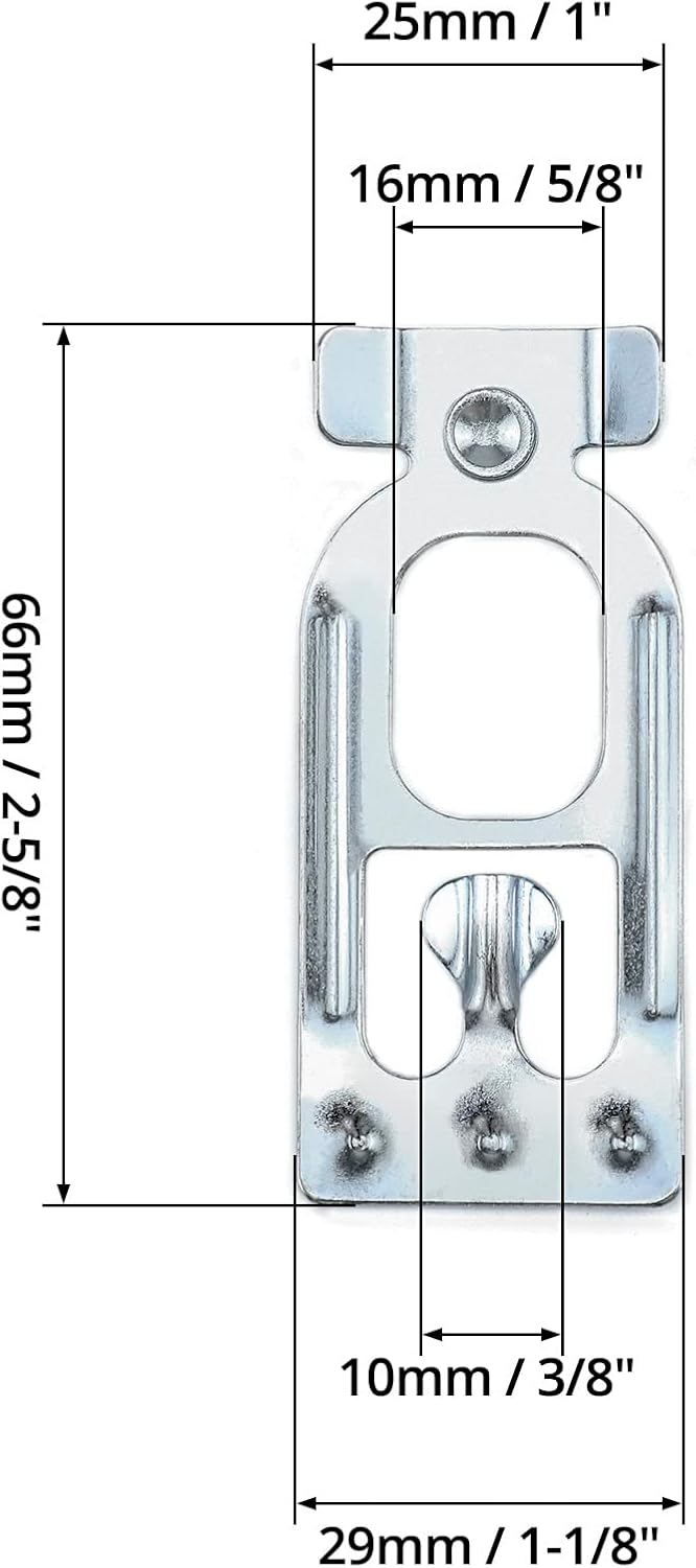 Teardrop Pallet Rack Safety Clip, 100 Pcs Universal Pallet Racking Beam Safety Clips Connector Cross Beam Locker